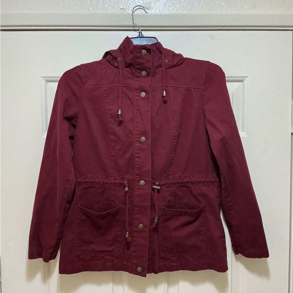 Forever 21 Maroon Utility Jacket